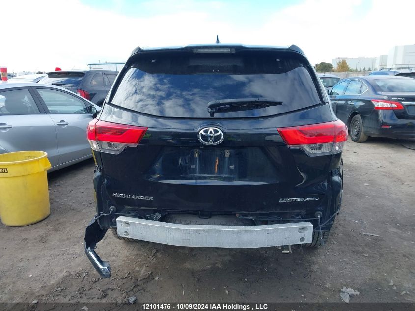 2017 Toyota Highlander Limited/Ltd Platinum VIN: 5TDDZRFH3HS369789 Lot: 12101475