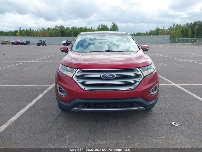 2016 Ford Edge Titanium VIN: 2FMPK4K96GBC54599 Lot: 12101487