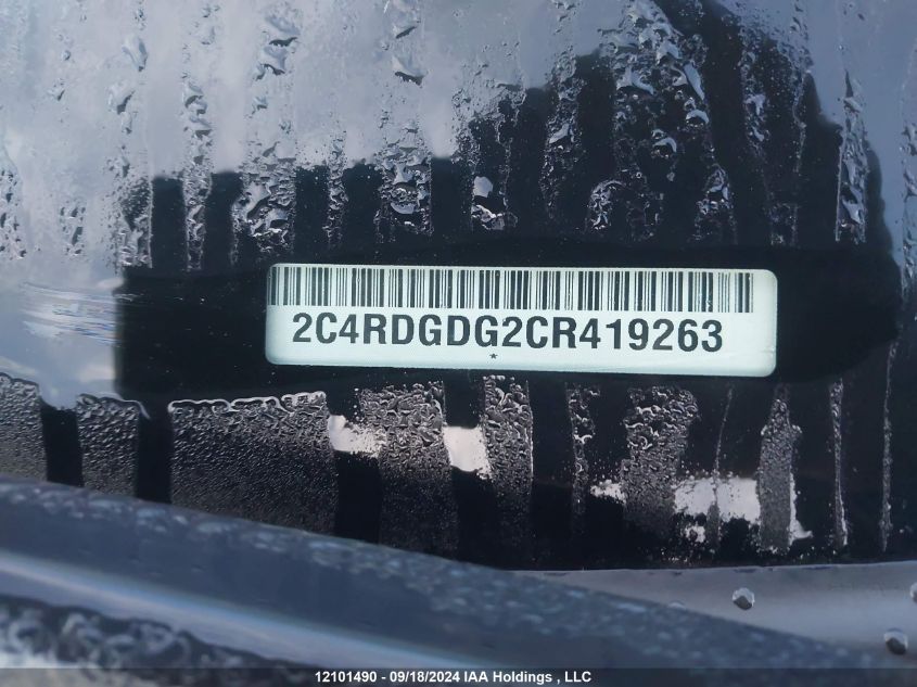 2012 Dodge Grand Caravan Crew VIN: 2C4RDGDG2CR419263 Lot: 12101490