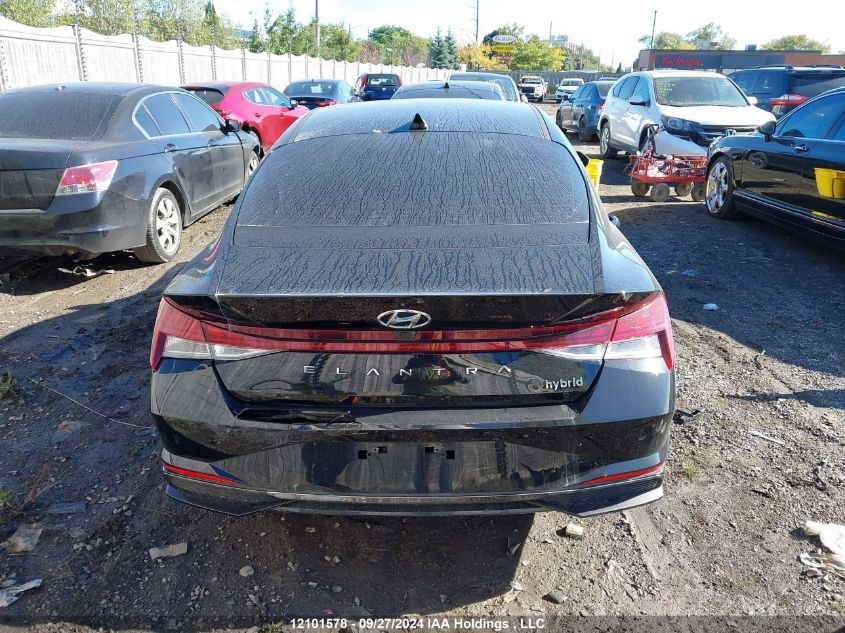 KMHLN4AJ3MU007693 2021 Hyundai Elantra Hybrid