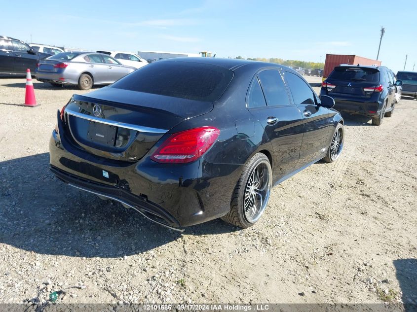 2016 Mercedes-Benz C-Class VIN: 55SWF6EB7GU171036 Lot: 12101686