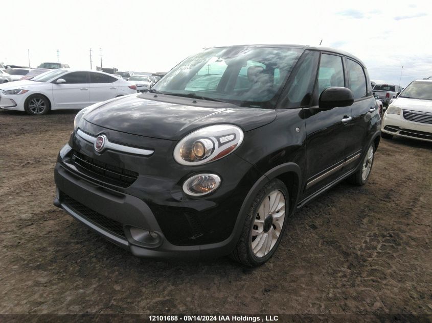 2014 Fiat 500L Trekking VIN: ZFBCFADH0EZ025374 Lot: 12101688