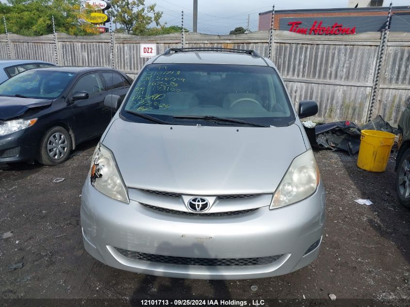 2008 Toyota Sienna Ce/Le VIN: 5TDZK23C88S167038 Lot: 12101713