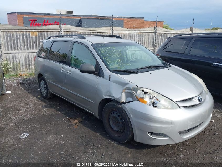 2008 Toyota Sienna Ce/Le VIN: 5TDZK23C88S167038 Lot: 12101713