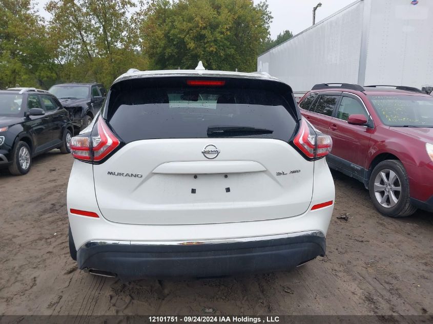 2018 Nissan Murano VIN: 5N1AZ2MH3JN180595 Lot: 12101751