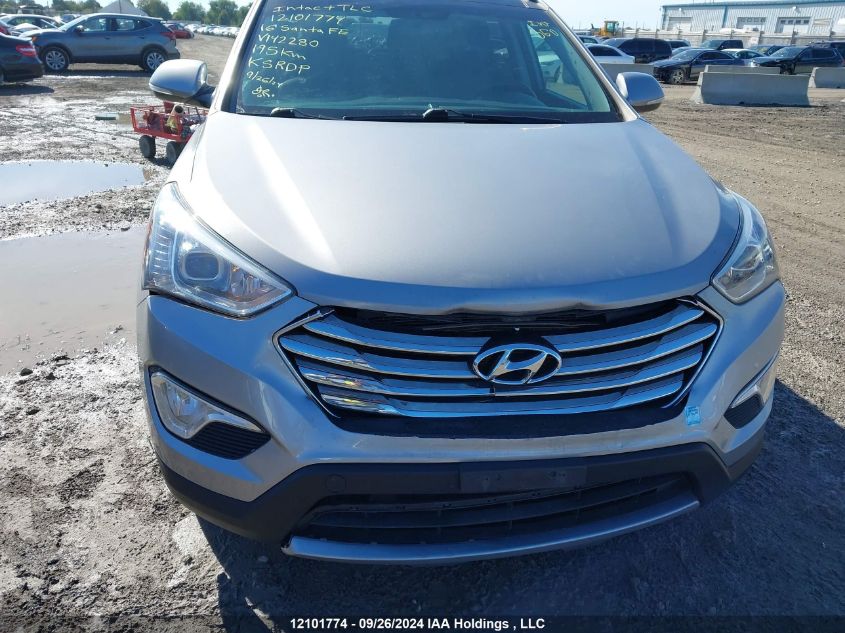 2016 Hyundai Santa Fe VIN: KM8SNDHF4GU142280 Lot: 12101774