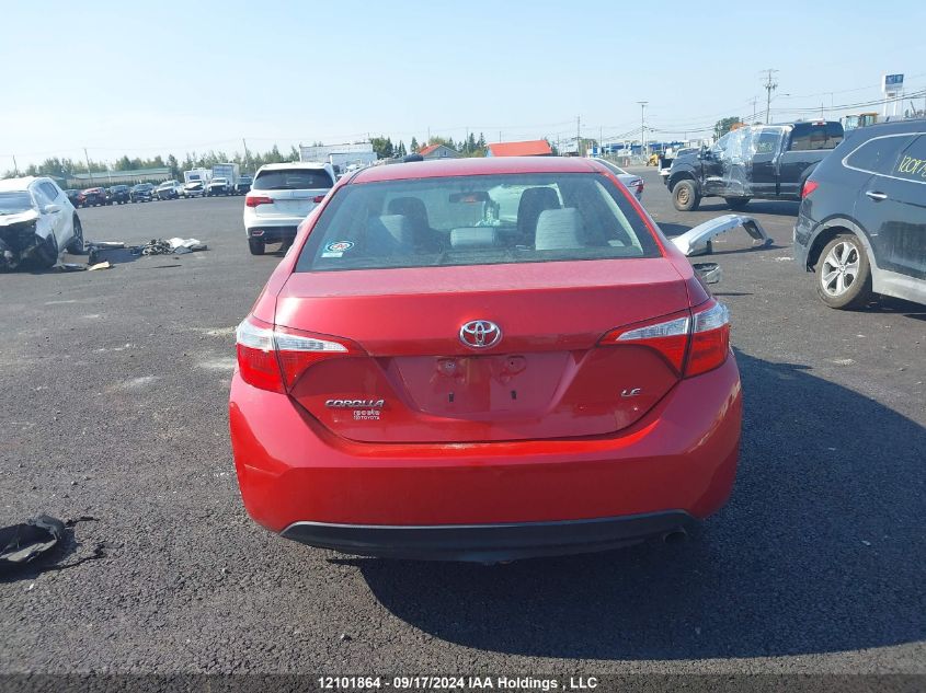 2016 Toyota Corolla Le VIN: 2T1BURHEXGC745470 Lot: 12101864