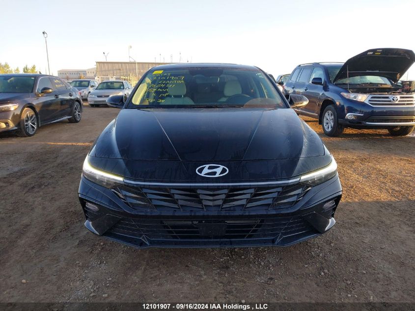 2024 Hyundai Elantra VIN: KMHLN4DGXRU706441 Lot: 12101907