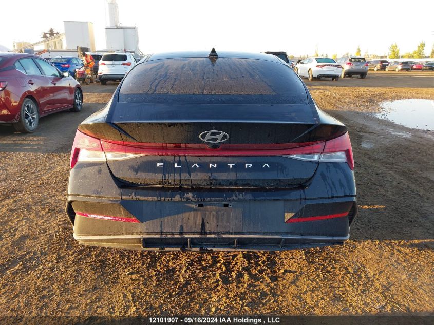 2024 Hyundai Elantra VIN: KMHLN4DGXRU706441 Lot: 12101907