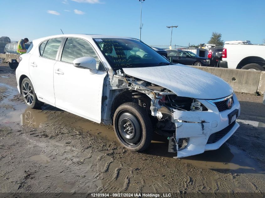 2013 Lexus Ct 200H VIN: JTHKD5BH2D2130755 Lot: 12101934