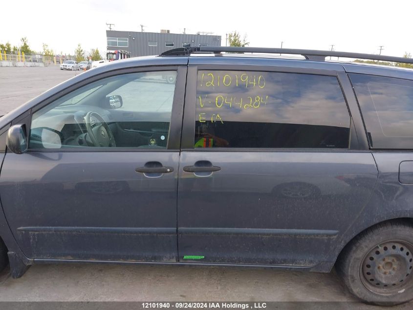 2007 Toyota Sienna Ce 7 Passenger/Ce 8 Passenger VIN: 5TDZK29C37S044284 Lot: 12101940