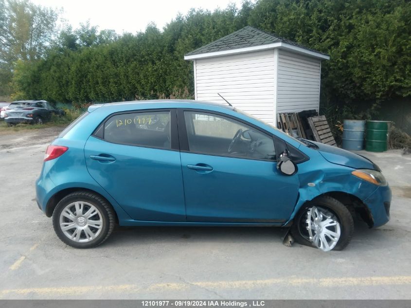 2012 Mazda Mazda2 VIN: JM1DE1KY0C0145698 Lot: 12101977