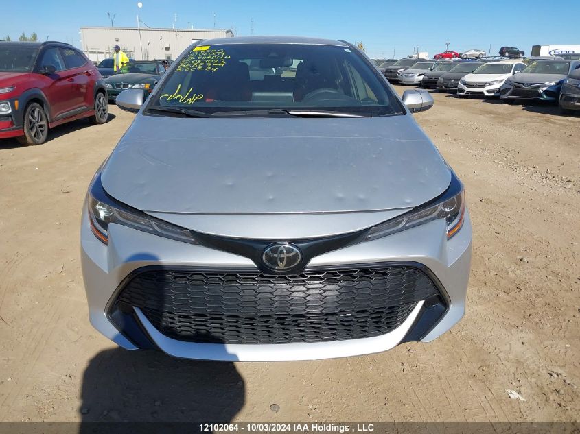 2019 Toyota Corolla Se/Xse VIN: JTNK4RBE8K3057022 Lot: 12102064