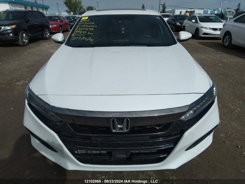 1HGCV2F31JA800699 2018 Honda Accord Sedan