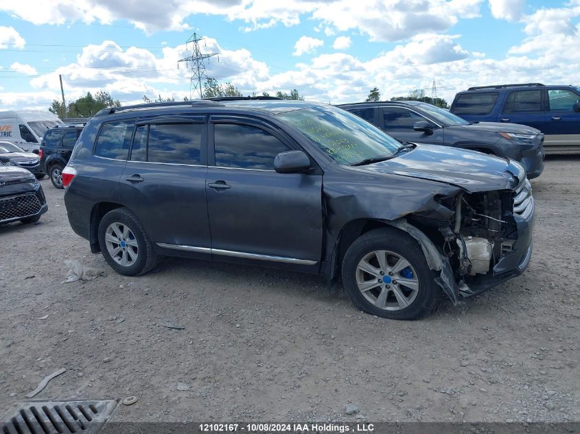 2012 Toyota Highlander Se VIN: 5TDBK3EH3CS152083 Lot: 12102167