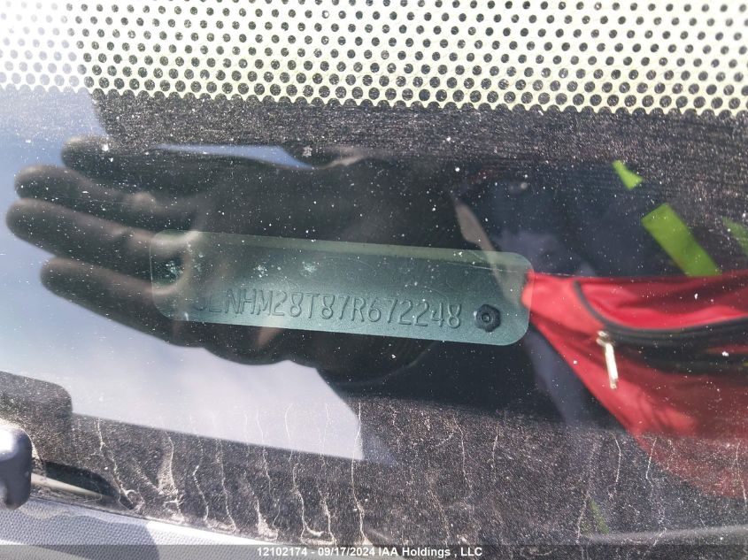 2007 Lincoln Mkz VIN: 3LNHM28T87R672248 Lot: 12102174