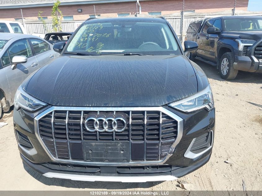 2022 Audi Q3 VIN: WA1AECF34N1067026 Lot: 12102189