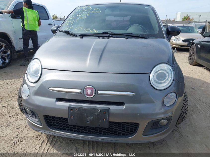 3C3FFBR8CT510313 2012 Fiat 500