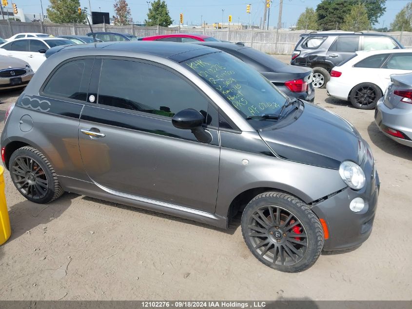 3C3FFBR8CT510313 2012 Fiat 500