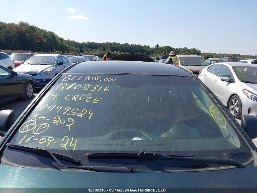 2014 Chevrolet Cruze VIN: 1G1PL5SH2E7149524 Lot: 12102316