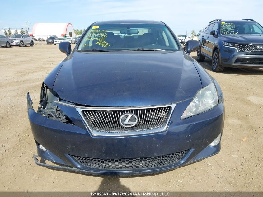 2006 Lexus Is 350 VIN: JTHBE262165007354 Lot: 12102363