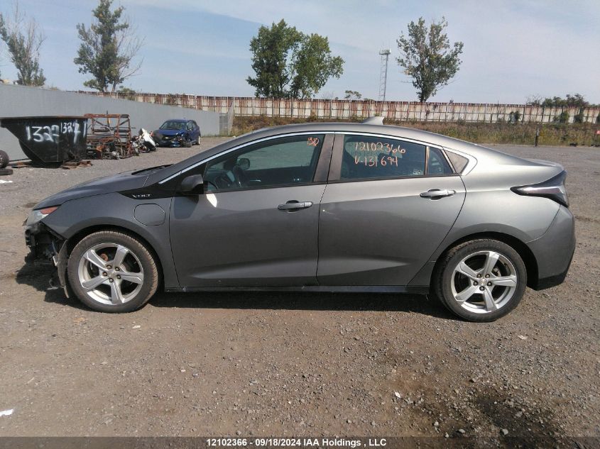 2017 Chevrolet Volt Lt VIN: 1G1RA6S53HU131694 Lot: 12102366