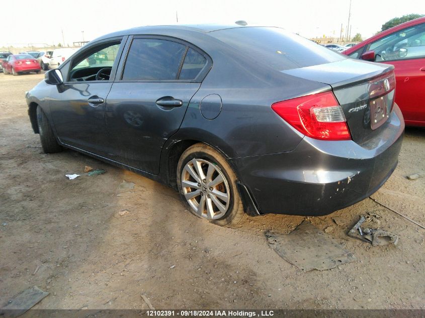 2012 Honda Civic Sdn VIN: 2HGFB2F98CH116280 Lot: 12102391