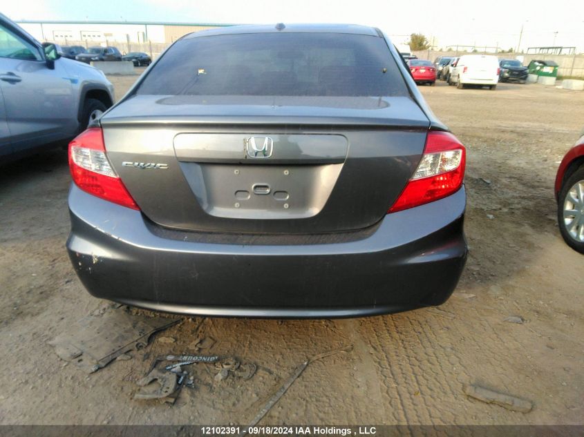 2012 Honda Civic Sdn VIN: 2HGFB2F98CH116280 Lot: 12102391