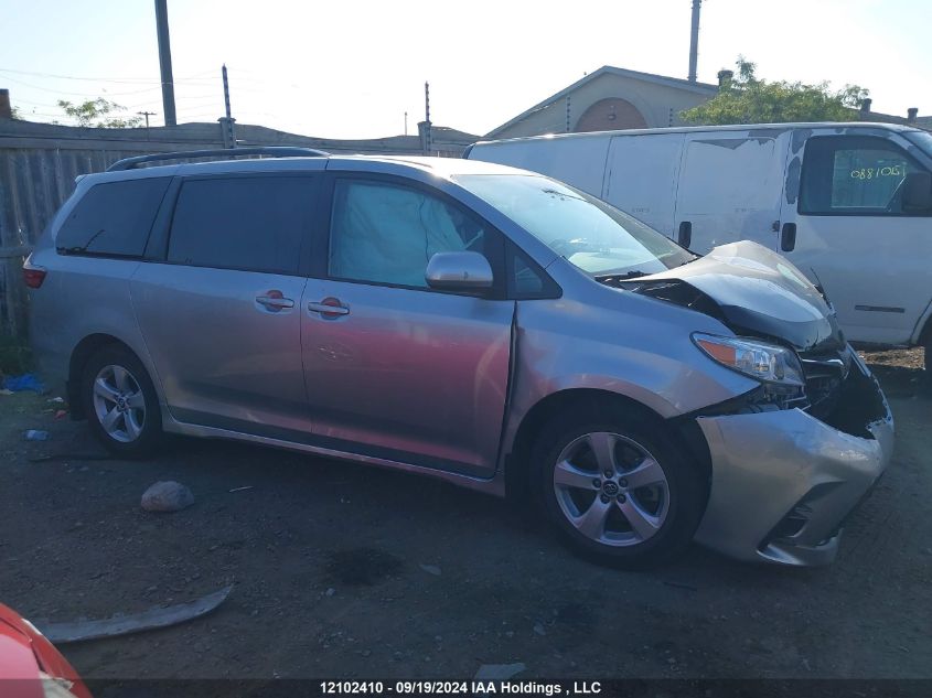 2019 Toyota Sienna VIN: 5TDKZ3DC2KS006368 Lot: 12102410