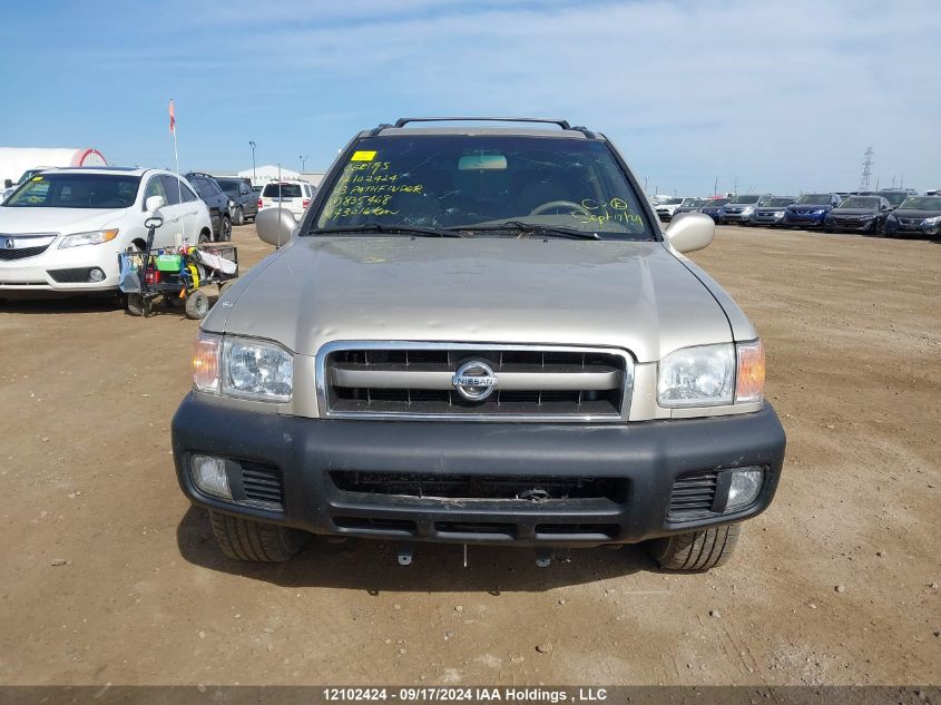 2003 Nissan Pathfinder Le VIN: JN8DR09Y73W835468 Lot: 12102424