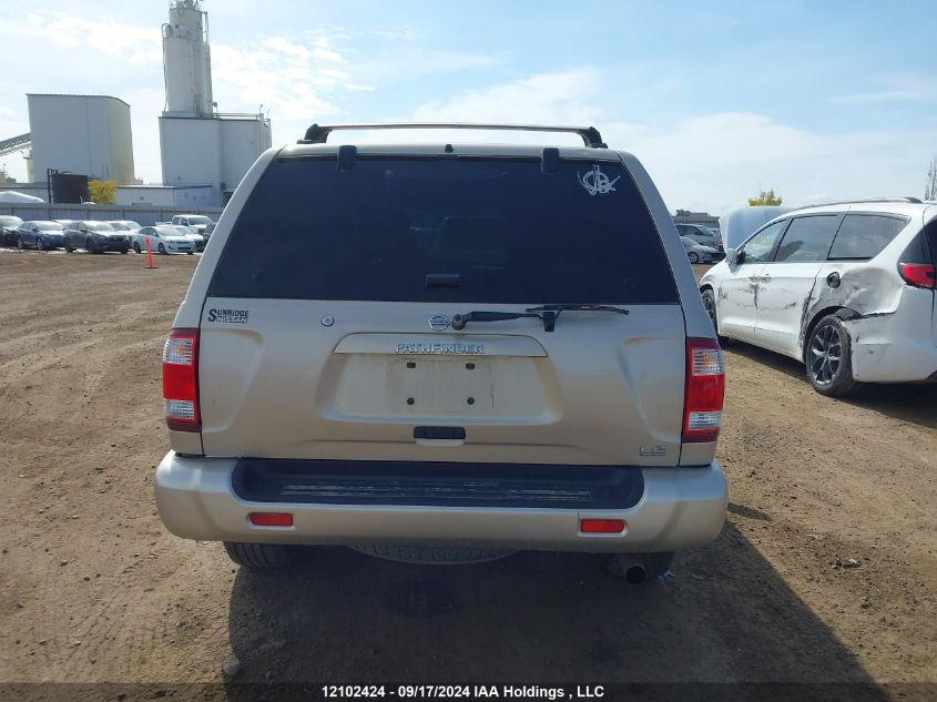 2003 Nissan Pathfinder Le VIN: JN8DR09Y73W835468 Lot: 12102424