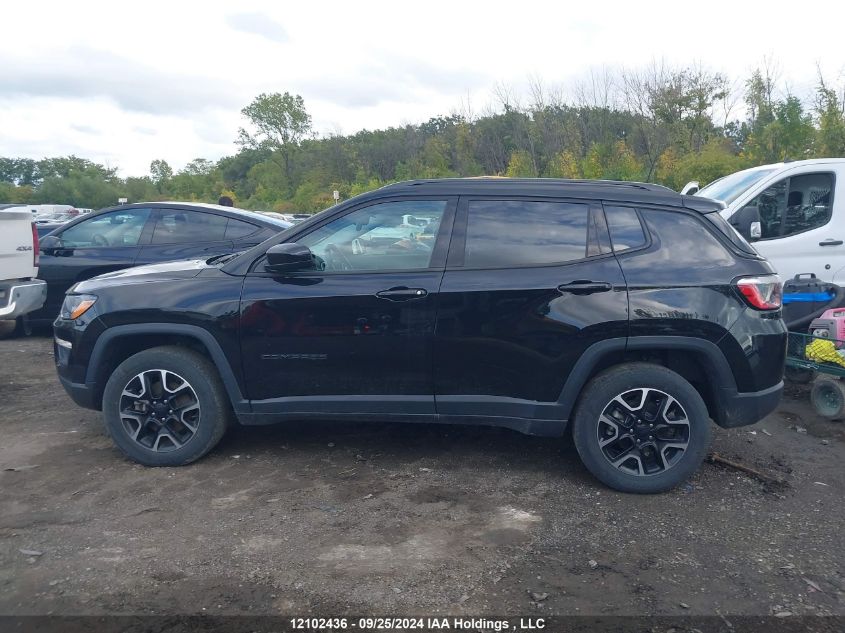 2021 Jeep Compass Sport VIN: 3C4NJDAB7MT521557 Lot: 12102436