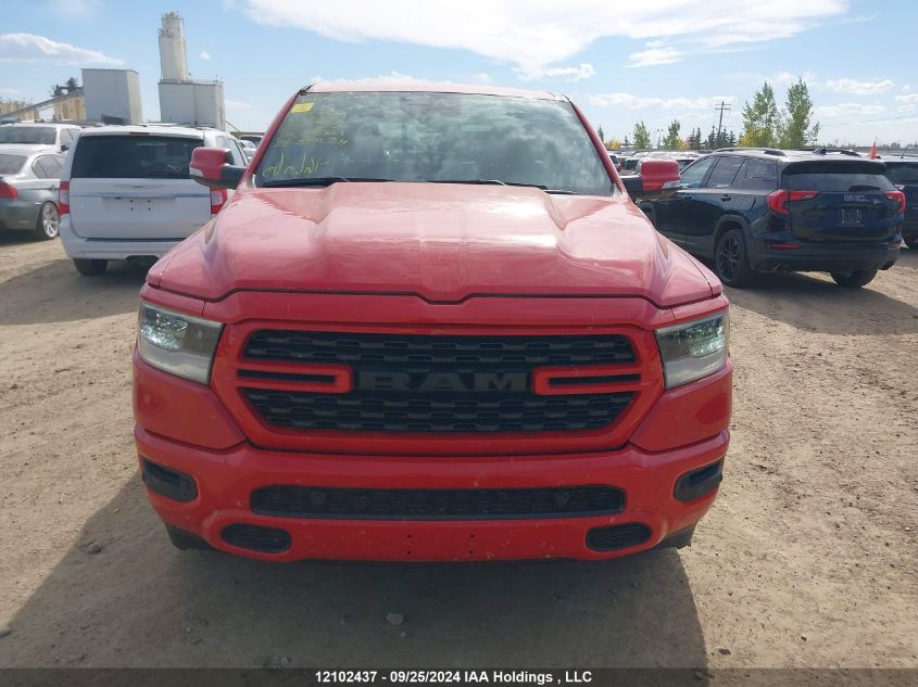 2022 Ram 1500 Sport VIN: 1C6SRFVT9NN277915 Lot: 12102437