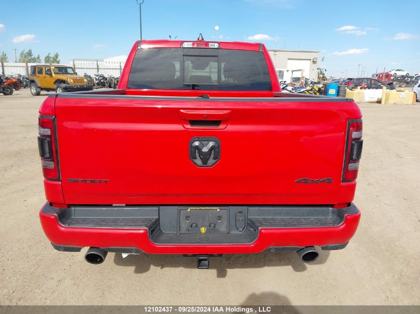 2022 Ram 1500 Sport VIN: 1C6SRFVT9NN277915 Lot: 12102437