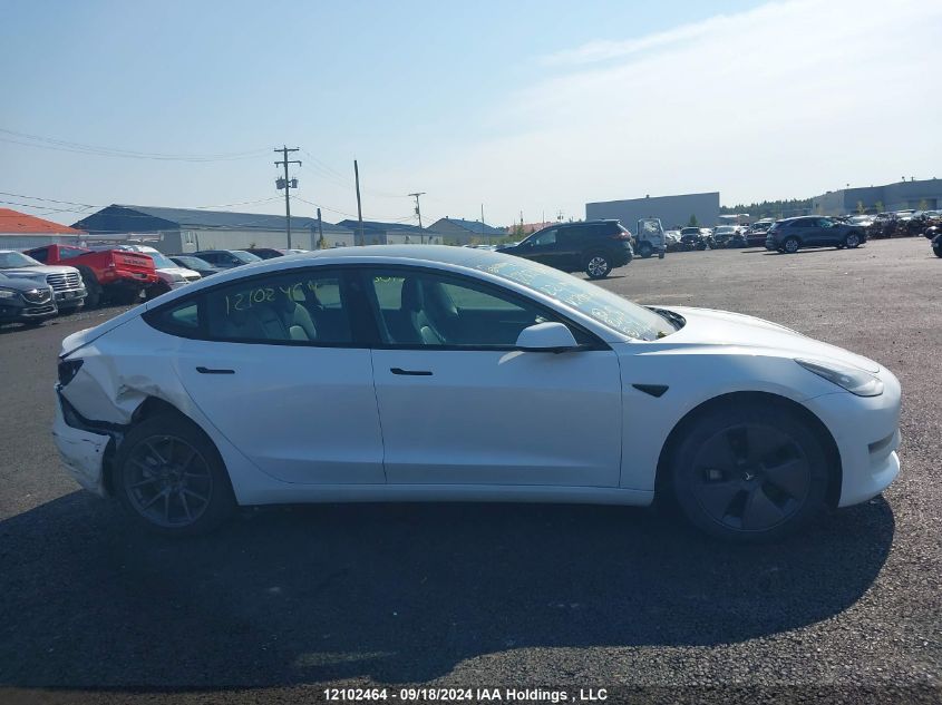 2022 Tesla Model 3 VIN: 5YJ3E1EA5NF200760 Lot: 12102464