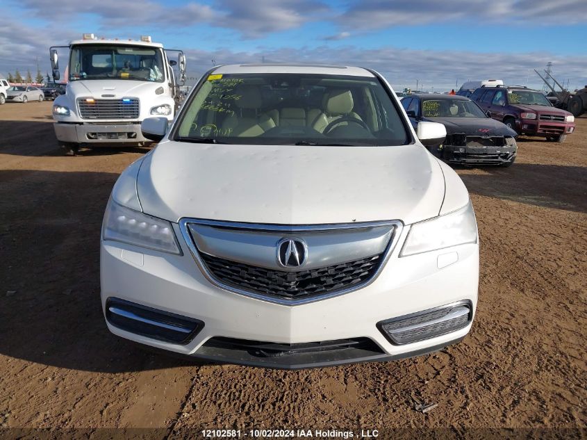 2016 Acura Mdx VIN: 5FRYD4H43GB504056 Lot: 12102581