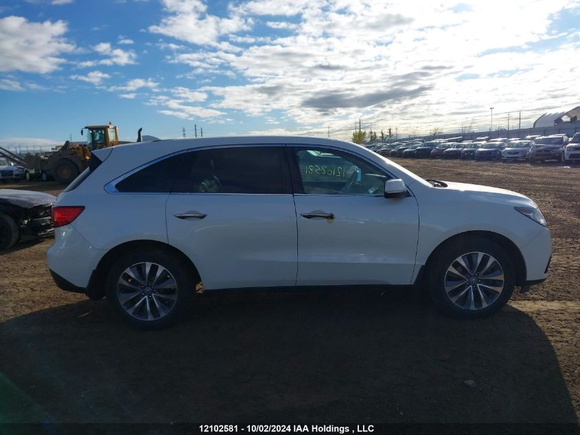 2016 Acura Mdx VIN: 5FRYD4H43GB504056 Lot: 12102581