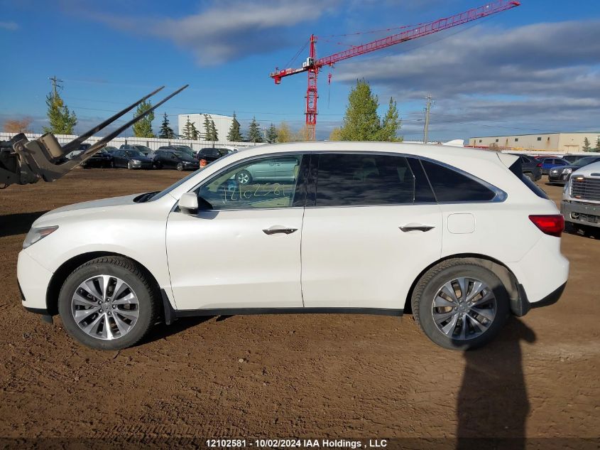 2016 Acura Mdx VIN: 5FRYD4H43GB504056 Lot: 12102581