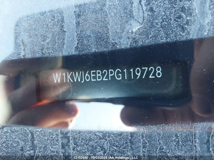 2023 Mercedes-Benz C-Class VIN: W1KWJ6EB2PG119728 Lot: 12102595