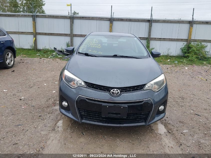 2015 Toyota Corolla VIN: 2T1BURHE5FC352068 Lot: 12102611