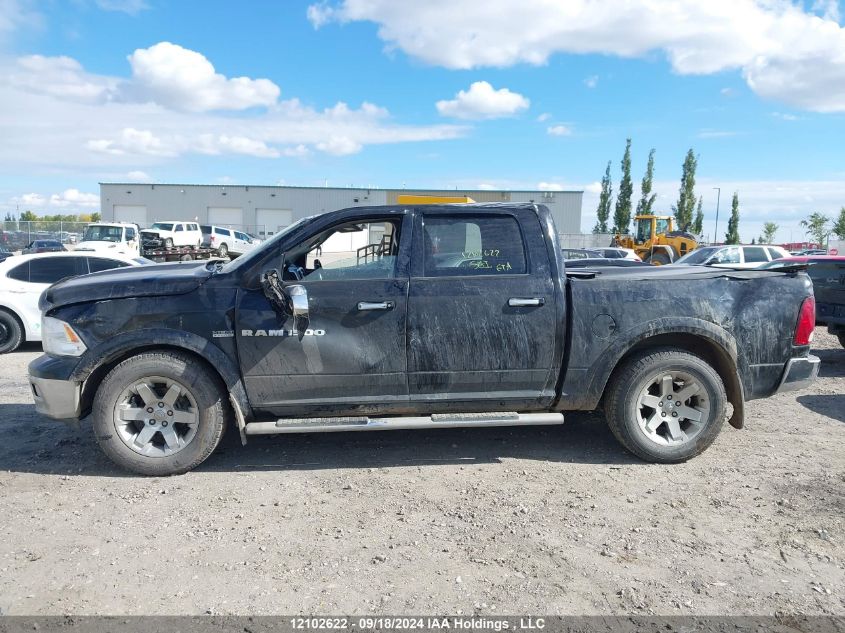 2012 Dodge Ram 1500 Laramie VIN: 1C6RD7NT3CS222555 Lot: 12102622