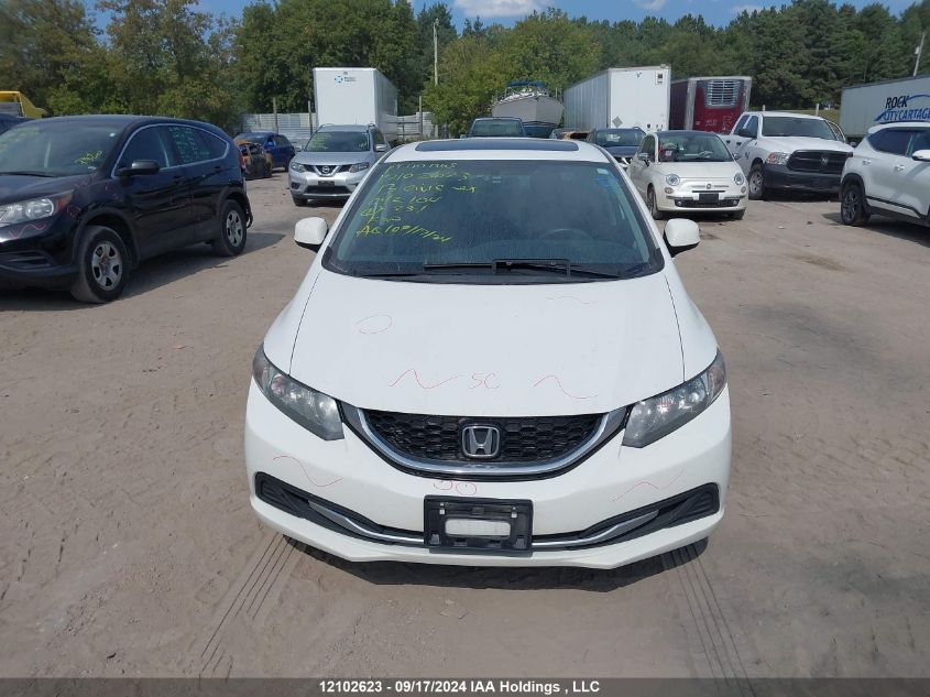 2013 Honda Civic Ex 4Dr VIN: 2HGFB2F53DH042104 Lot: 12102623