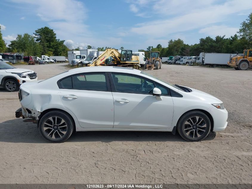 2013 Honda Civic Ex 4Dr VIN: 2HGFB2F53DH042104 Lot: 12102623