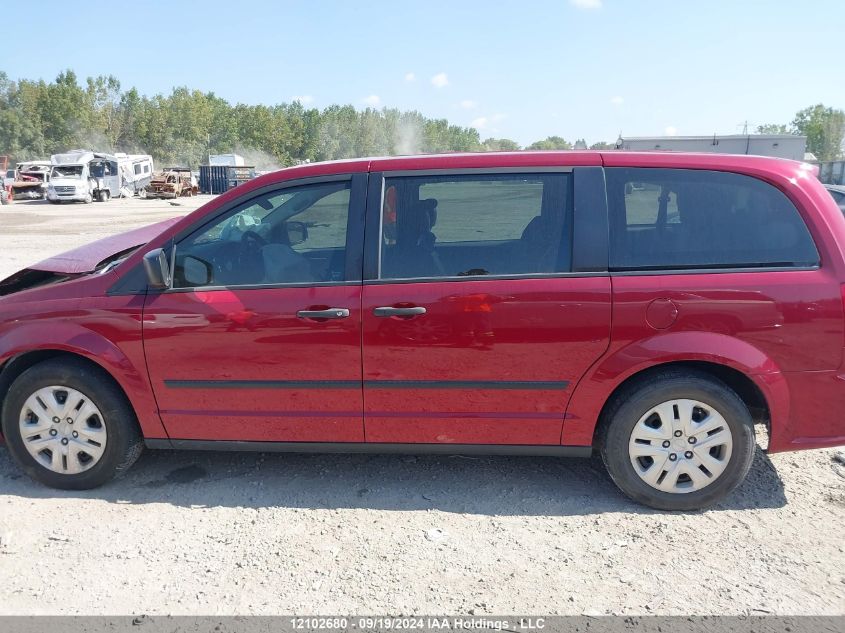 2016 Dodge Grand Caravan Se VIN: 2C4RDGBG7GR183444 Lot: 12102680