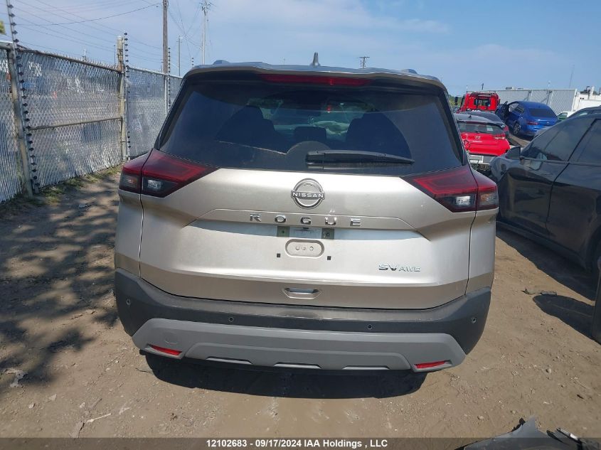 2023 Nissan Rogue Sv VIN: JN8BT3BB1PW198308 Lot: 12102683