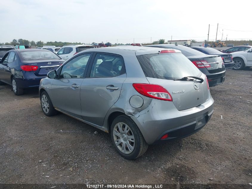 2013 Mazda Mazda2 VIN: JM1DE1KY4D0162537 Lot: 12102717