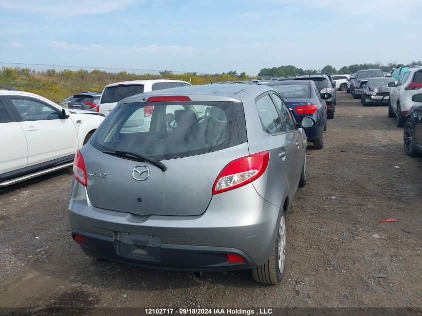 2013 Mazda Mazda2 VIN: JM1DE1KY4D0162537 Lot: 12102717