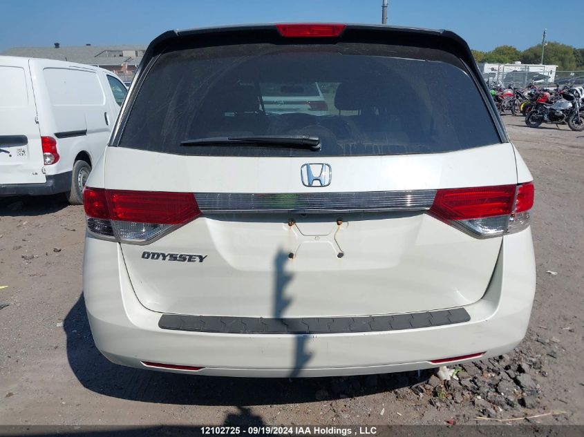 2016 Honda Odyssey VIN: 5FNRL5H41GB509402 Lot: 12102725