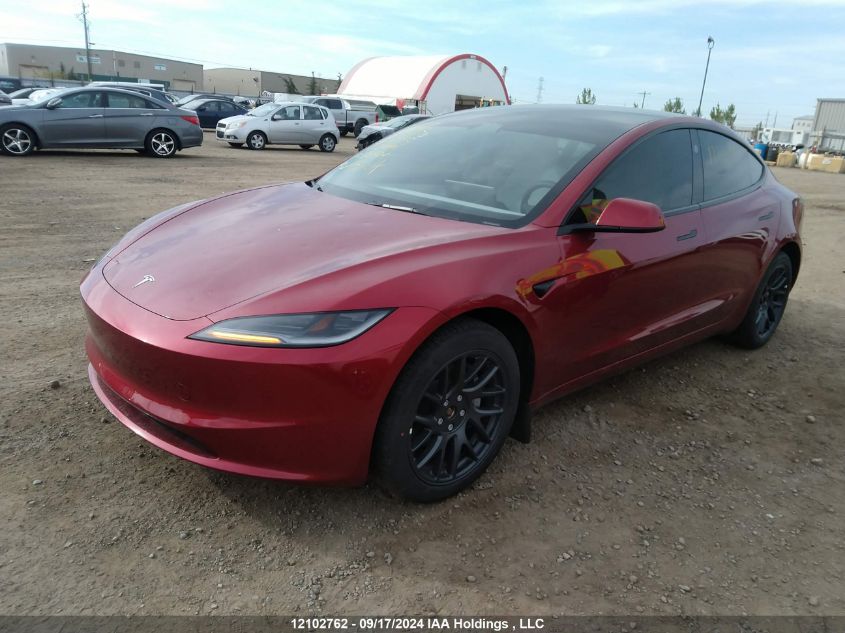 LRW3E7EB9RC105985 2024 TESLA MODEL 3 - Image 2