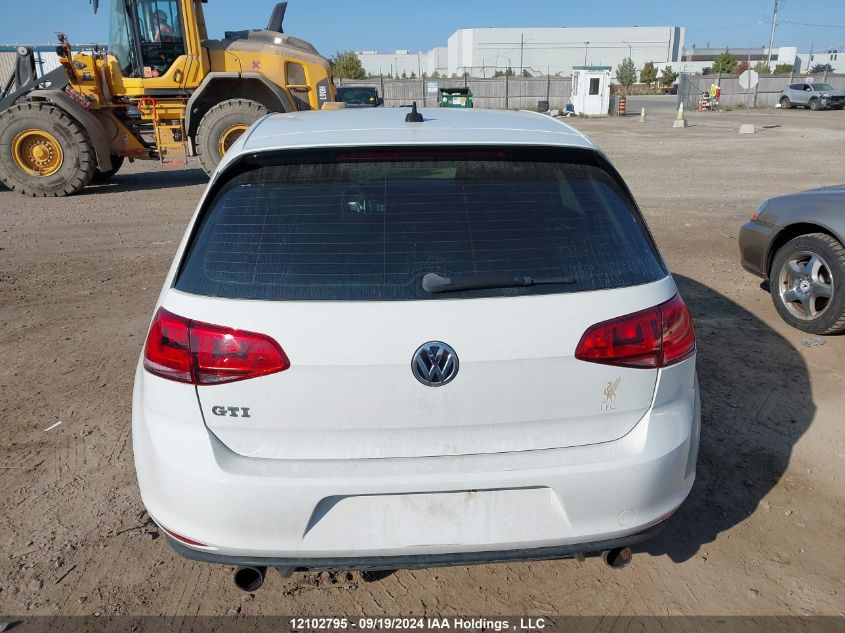 2015 Volkswagen Golf Gti VIN: 3VW5T7AU0FM082435 Lot: 12102795